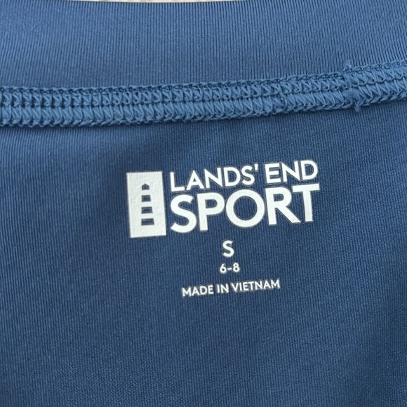 Women’s Lands End Sport Top, Blue, Small (6-8) - Picture 2 of 6